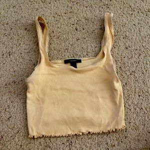 Yellow Crop Tank